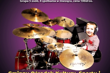 Nauka gry na perkusji w Łączce
