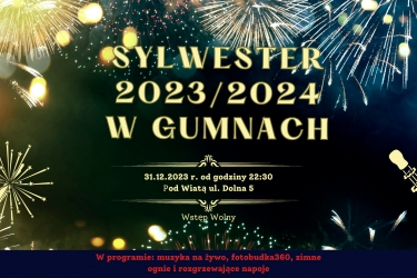 Sylwester 2023/2024 w Gumnach
