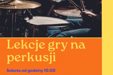 Lekcja gry na perkusji w Gumnach 