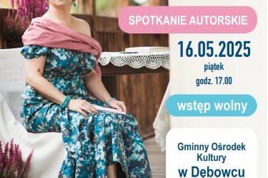 Spotkanie autorskie z Grażyną Kumiegą 