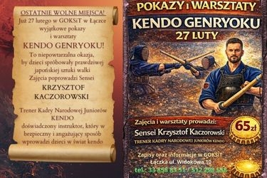 Pokazy i warsztaty KENDO GENRYOKU